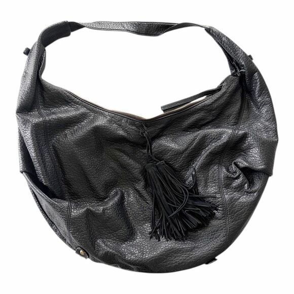 DV Dolce Vita Vegan Leather Hobo Bag Black - Picture 1 of 5